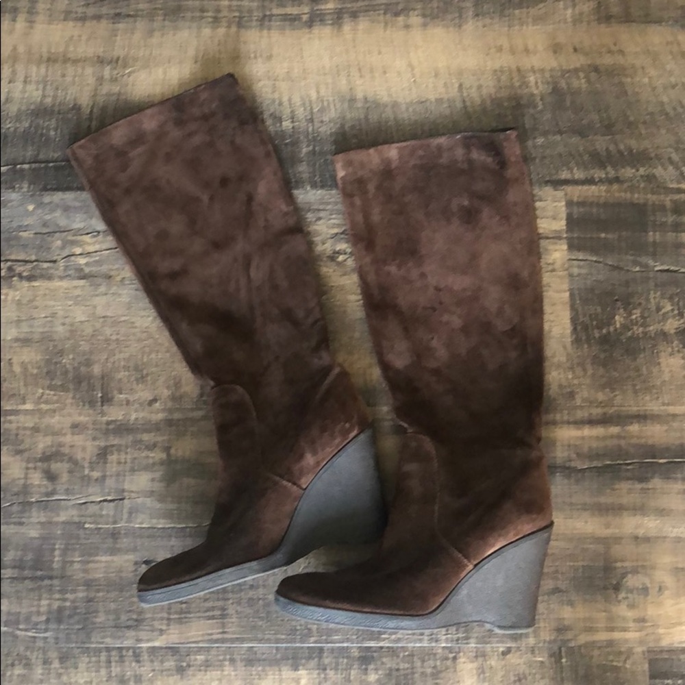 Calvin Klein suede boots